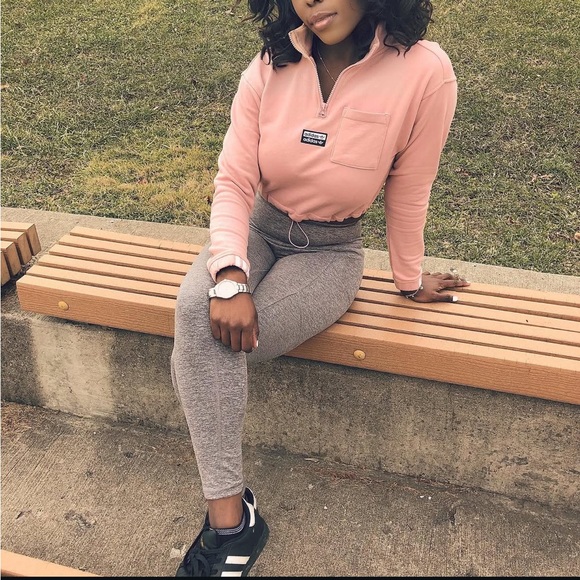 Pink adidas crop top shirt - Picture 6 of 6